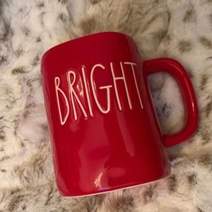 NWT BRIGHT Rae Dunn Red Mug